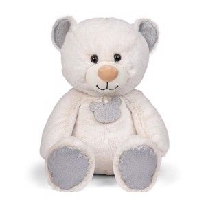 KIDDY Siddebamse - Hvid - 36 cm.